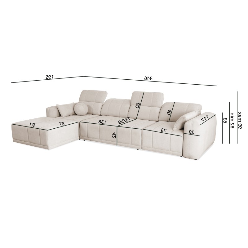 Esquina Luxor XII con función de cama - un mueble elegante y práctico para tu hogar Esquina Luxor XII con función de cama - un mueble elegante y práctico para tu hogar