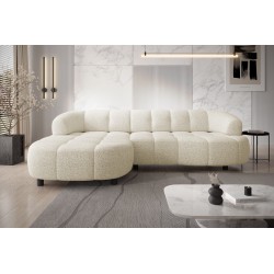 Narożnik VELPA S Lewostronny wolnostojący tkanina PUENTE 03 Beżowy