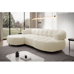 Narożnik VELPA S Lewostronny wolnostojący tkanina PUENTE 03 Beżowy