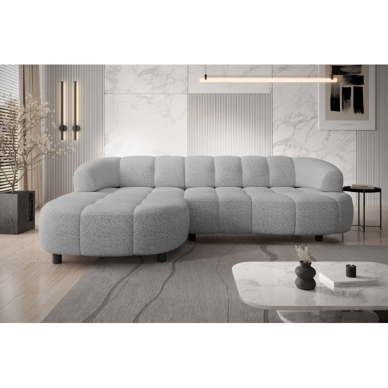 Narożnik VELPA S Lewostronny wolnostojący tkanina PUENTE 11 Szary