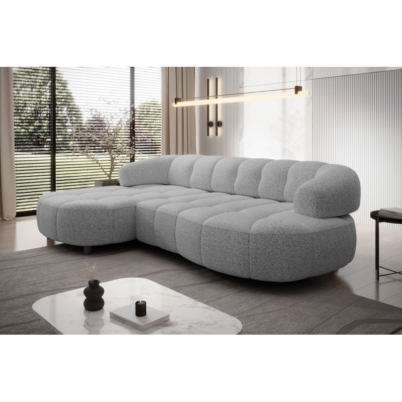 Narożnik VELPA S Lewostronny wolnostojący tkanina PUENTE 11 Szary