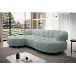 Narożnik VELPA S Lewostronny wolnostojący tkanina PUENTE 33 Miętowy