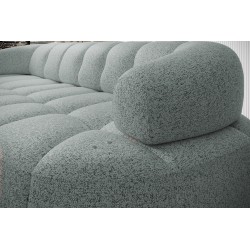 Narożnik VELPA S Lewostronny wolnostojący tkanina PUENTE 33 Miętowy