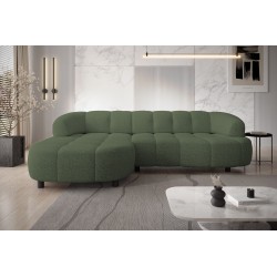 Narożnik VELPA S Lewostronny wolnostojący tkanina PUENTE 37 Zielony