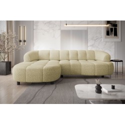 Narożnik VELPA S Lewostronny wolnostojący tkanina PUENTE 53 Piaskowy