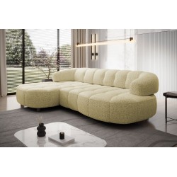 Narożnik VELPA S Lewostronny wolnostojący tkanina PUENTE 53 Piaskowy