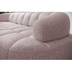 Narożnik VELPA S Lewostronny wolnostojący tkanina PUENTE 80 Popielaty