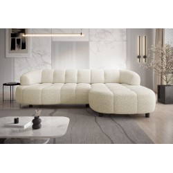 Narożnik VELPA S Prawostronny wolnostojący tkanina PUENTE 03 Beżowy