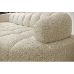 Narożnik VELPA S Prawostronny wolnostojący tkanina PUENTE 03 Beżowy