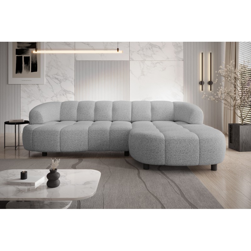 Narożnik VELPA S Prawostronny wolnostojący tkanina PUENTE 11 Szary