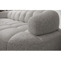 Narożnik VELPA S Prawostronny wolnostojący tkanina PUENTE 16 Jasnoszary