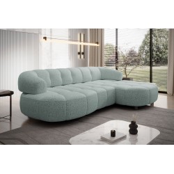 Narożnik VELPA S Prawostronny wolnostojący tkanina PUENTE 33 Miętowy