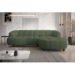 Narożnik VELPA S Prawostronny wolnostojący tkanina PUENTE 37 Zielony