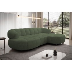 Narożnik VELPA S Prawostronny wolnostojący tkanina PUENTE 37 Zielony