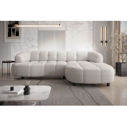 Narożnik VELPA S Prawostronny wolnostojący tkanina PUENTE 80 Popielaty