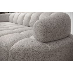 Narożnik VELPA S Prawostronny wolnostojący tkanina PUENTE 80 Popielaty