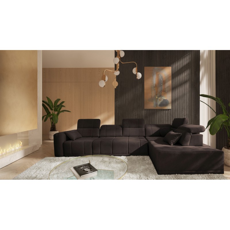 Naroznik Luxor XI z funkcją spania tkanina Wind 28 Naroznik Luxor XI z funkcją spania tkanina Wind 28