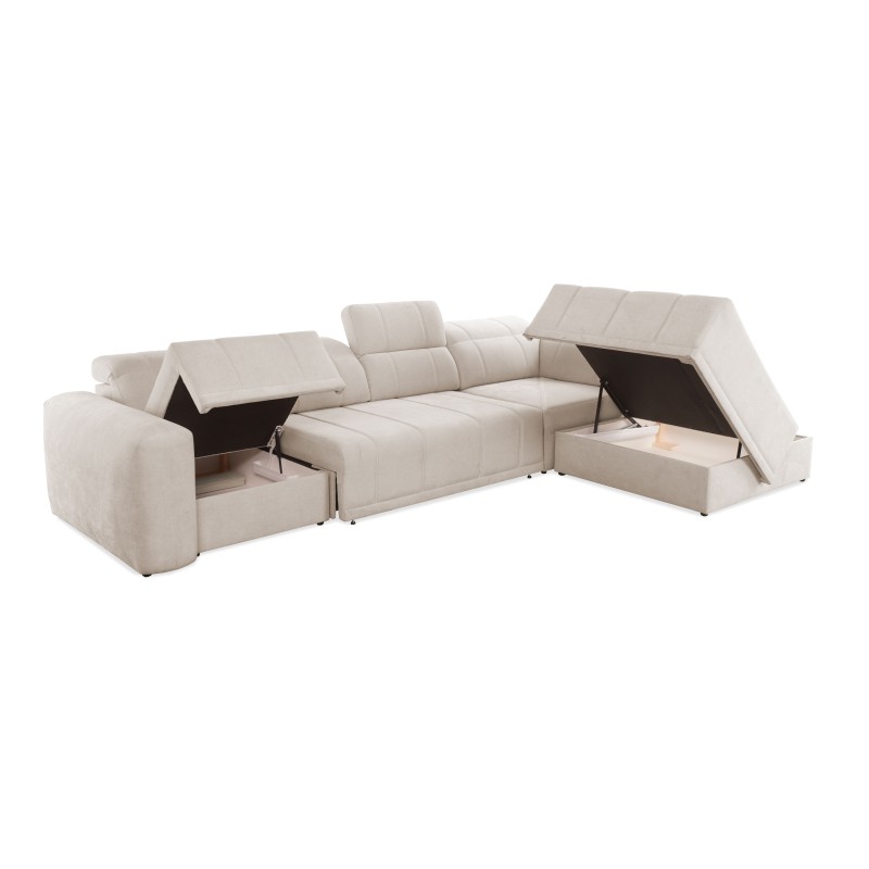 Naroznik Luxor XI z funkcją spania tkanina Wind 05 Naroznik Luxor XI z funkcją spania tkanina Wind 05