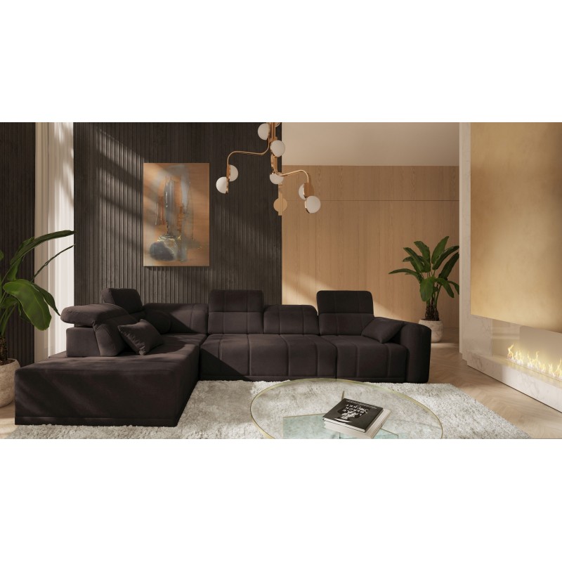 Naroznik Luxor XI z funkcją spania tkanina Wind 28 Naroznik Luxor XI z funkcją spania tkanina Wind 28