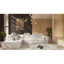 Naroznik Luxor XI z funkcją spania tkanina Wind 02