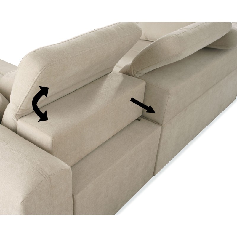 Naroznik Luxor XI z funkcją spania tkanina Wind 05 Naroznik Luxor XI z funkcją spania tkanina Wind 05