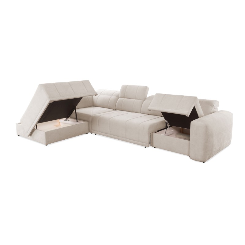 Naroznik Luxor XI z funkcją spania tkanina Wind 05 Naroznik Luxor XI z funkcją spania tkanina Wind 05