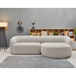 Narożnik NOBO Prawostronny system modułowy tkanina DressME 02 Jasny Szary Narożnik NOBO Prawostronny system modułowy tkanina DressME 02 Jasny Szary