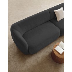 Narożnik NOBO Prawostronny system modułowy tkanina DressME 18 Szary Narożnik NOBO Prawostronny system modułowy tkanina DressME 18 Szary