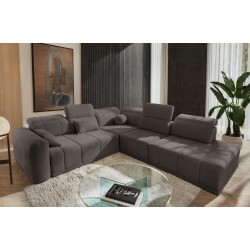 Narożnik Luxor IX z funkcją spania tkanina Wind 21