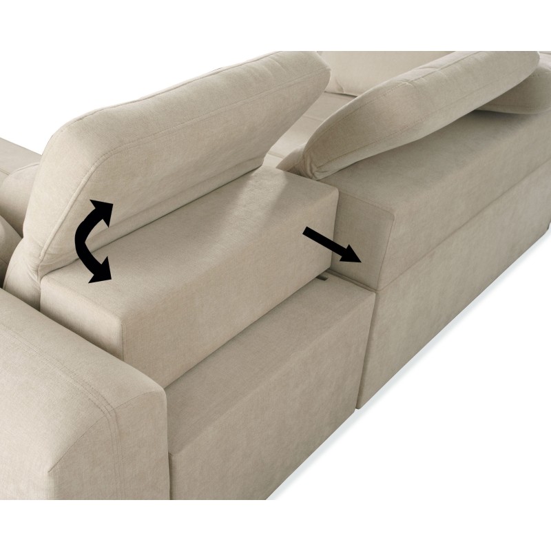 Narożnik Luxor IX z funkcją spania tkanina Wind 02 Narożnik Luxor IX z funkcją spania tkanina Wind 02