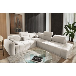 Narożnik Luxor IX z funkcją spania tkanina Wind 02