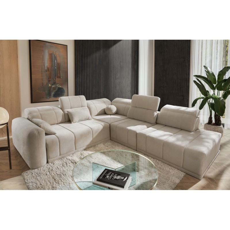 Narożnik Luxor IX z funkcją spania tkanina Wind 05 Narożnik Luxor IX z funkcją spania tkanina Wind 05