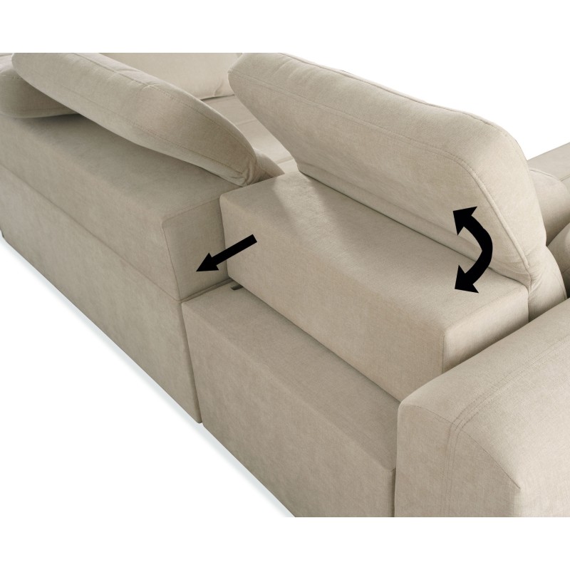 Narożnik Luxor IX z funkcją spania tkanina Wind 02 Narożnik Luxor IX z funkcją spania tkanina Wind 02