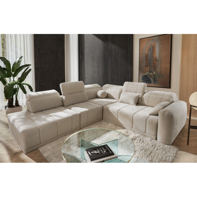 Narożnik Luxor IX z funkcją spania tkanina Wind 05 Narożnik Luxor IX z funkcją spania tkanina Wind 05