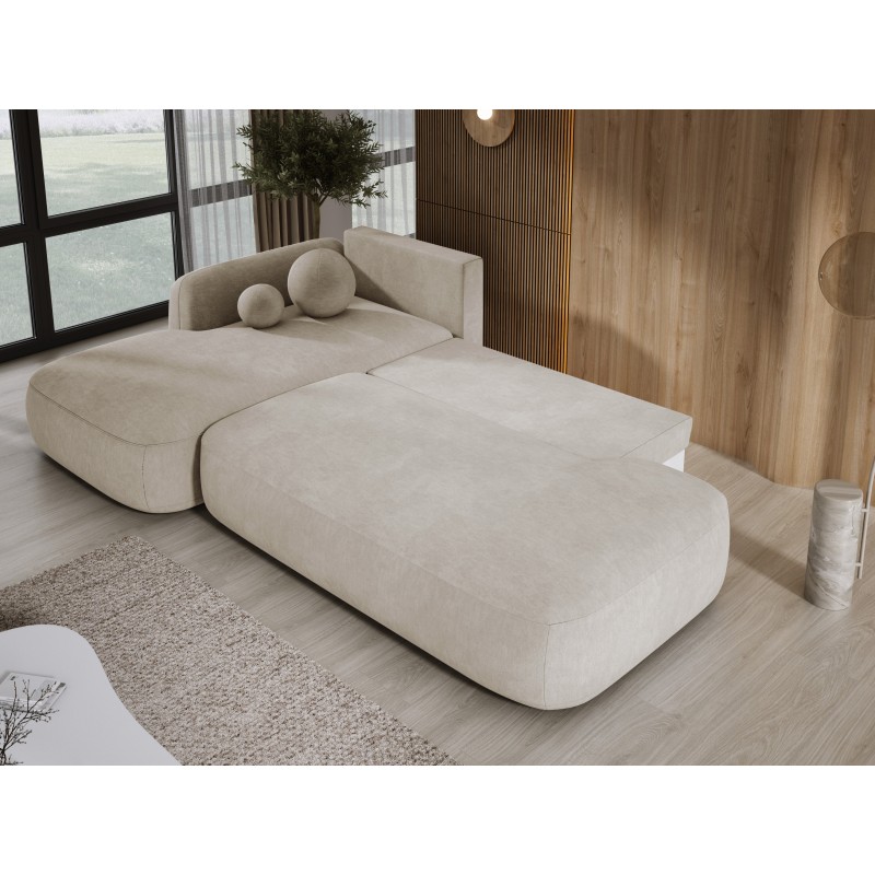 Narożnik wolnostojący BABU układ L Lewy Tkanina CLOUD 03