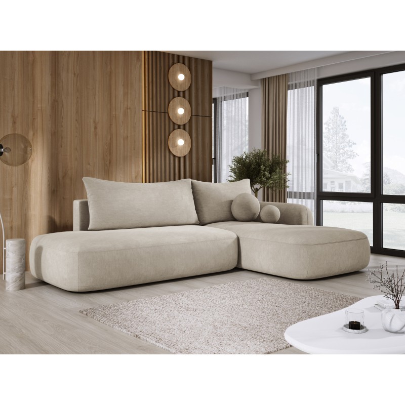 Narożnik wolnostojący BABU układ L Prawy Tkanina CLOUD 03