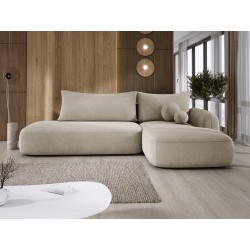 Narożnik wolnostojący BABU układ L Prawy Tkanina CLOUD 03