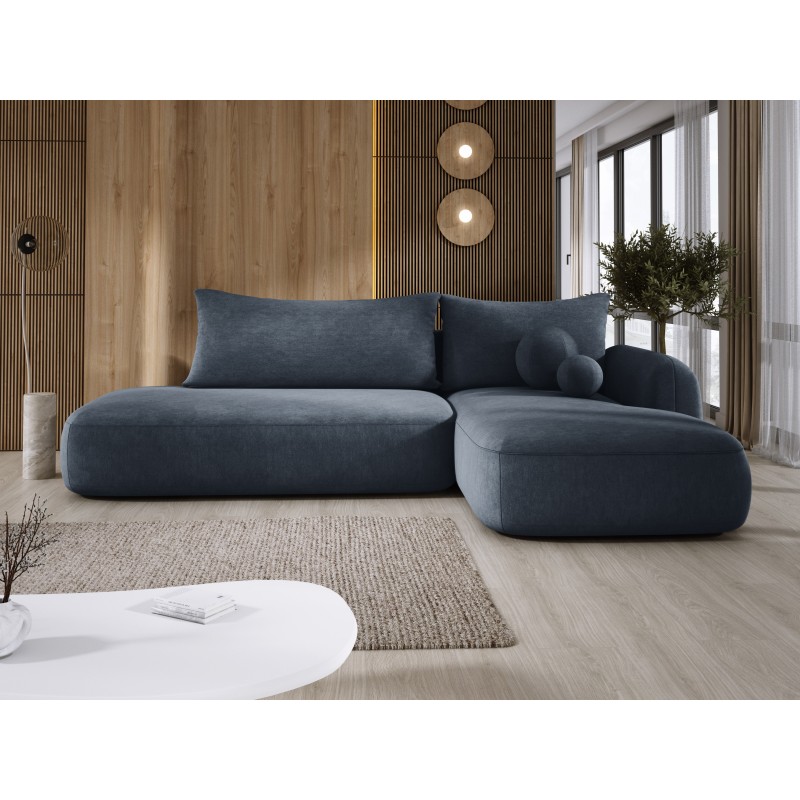 Narożnik wolnostojący BABU układ L Prawy Tkanina CLOUD 97