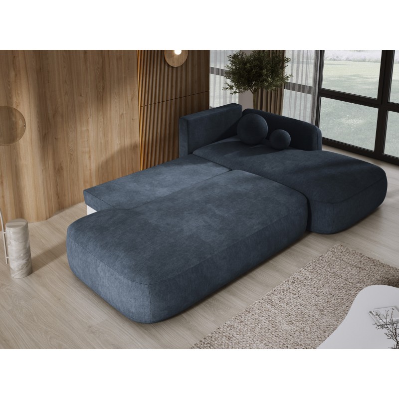 Narożnik wolnostojący BABU układ L Prawy Tkanina CLOUD 97