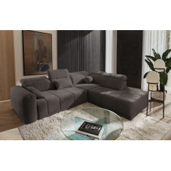 Narożnik Luxor VII z funkcją spania Plecionka, Wind 21 - połączenie stylu i funkcjonalności