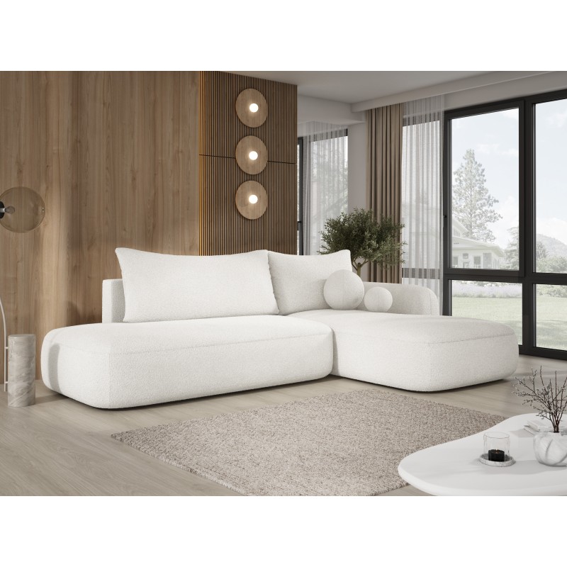 Narożnik wolnostojący BABU układ L Prawy Tkanina NOWORNEVER 01