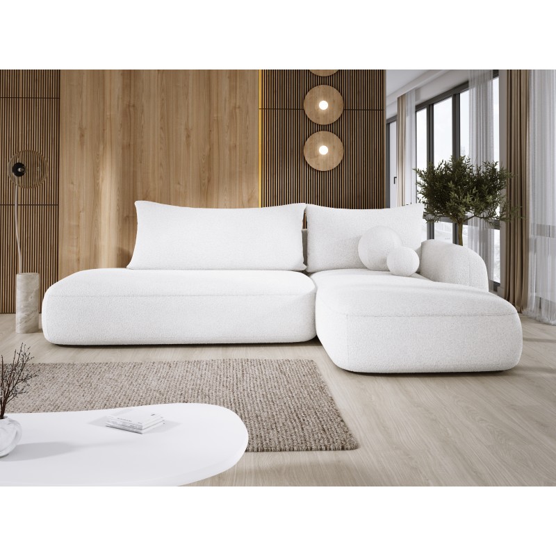 Narożnik wolnostojący BABU układ L Prawy Tkanina NOWORNEVER 01