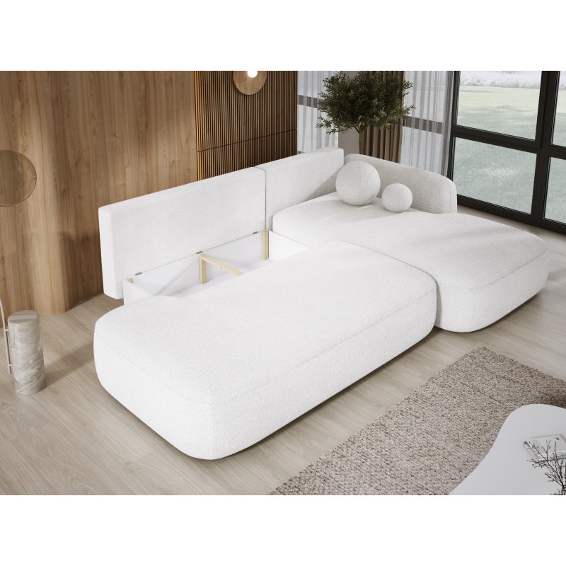 Narożnik wolnostojący BABU układ L Prawy Tkanina NOWORNEVER 01