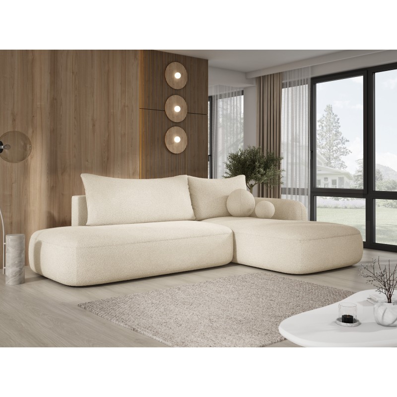 Narożnik wolnostojący BABU układ L Prawy Tkanina NOWORNEVER 02