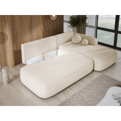 Narożnik wolnostojący BABU układ L Prawy Tkanina NOWORNEVER 02