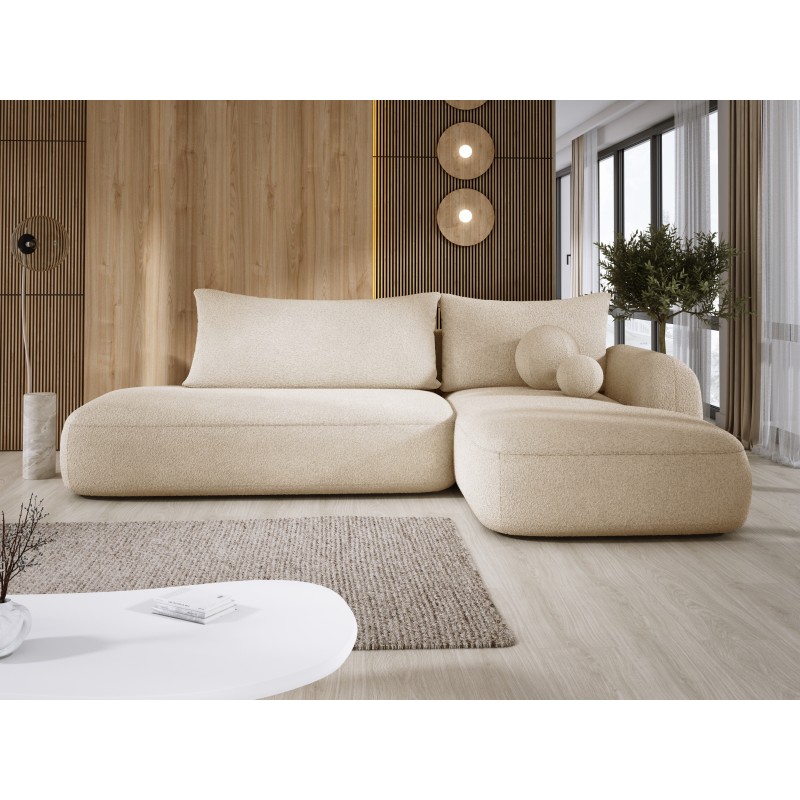 Narożnik wolnostojący BABU układ L Prawy Tkanina NOWORNEVER 06