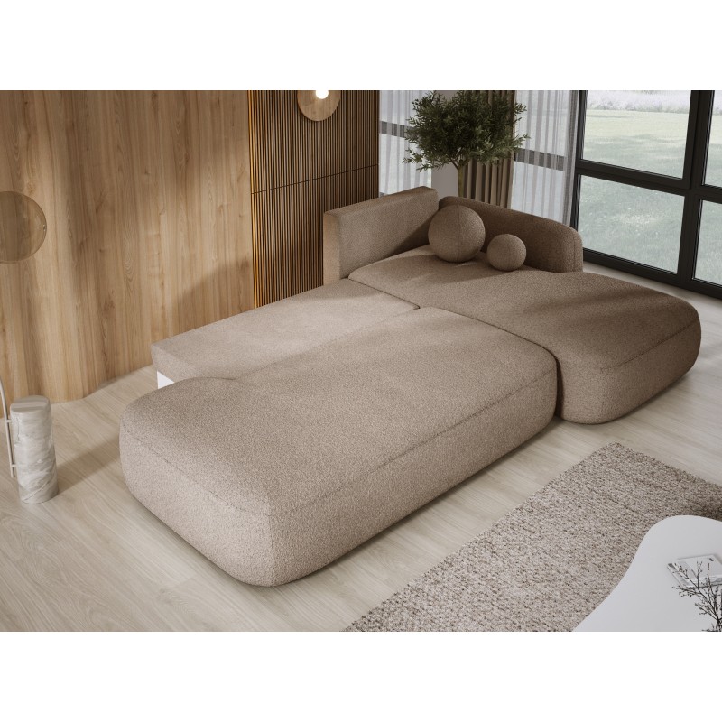 Narożnik wolnostojący BABU układ L Prawy Tkanina NOWORNEVER 37