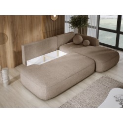 Narożnik wolnostojący BABU układ L Prawy Tkanina NOWORNEVER 37