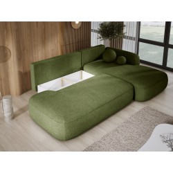 Narożnik wolnostojący BABU układ L Prawy Tkanina NOWORNEVER 56