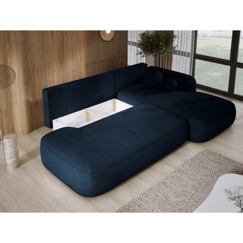 Narożnik wolnostojący BABU układ L Prawy Tkanina NOWORNEVER 83